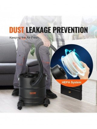 Ash Vacuum Cleaner, 20 liters, 1200W strong suction, with 1.2 M