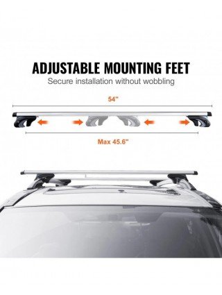 Roof Rack Crossbar Adjustable Aliuminum Roof Rail Crossbar