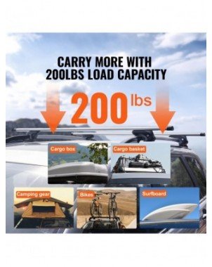 Roof Rack Crossbar Adjustable Aliuminum Roof Rail Crossbar