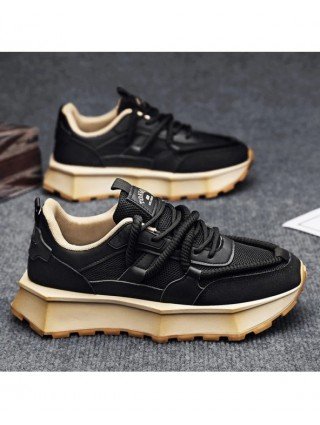 Sneakers Men's Running Shoes 2024 New Thick Platform Sneakers
