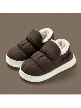 Plush Shoes For Women Mules Indoor Outside Winter Home Warm