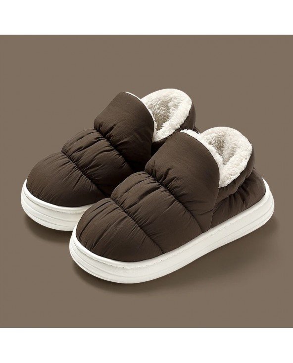 Plush Shoes For Women Mules Indoor Outside Winter Home Warm Plush Shoes For Women Mules Indoor Outside Winter Home Warm