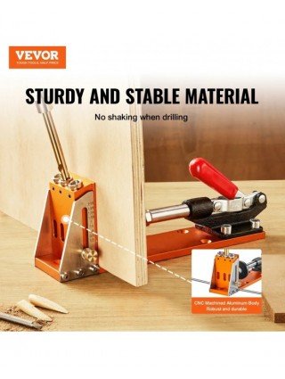 30 Pcs Pocket Hole Jig Kit Adjustable & Easy to Use Pocket Hole