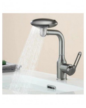 Multi Functional Waterfall Basin Faucet 4 Water Outlet Mode