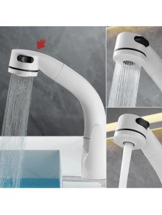 360° Rotate Mixer Tap Basin Faucet Deck Mount HotandCold Sink