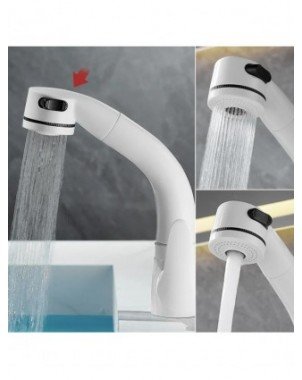 360° Rotate Mixer Tap Basin Faucet Deck Mount HotandCold Sink