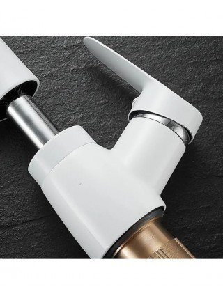 360° Rotate Mixer Tap Basin Faucet Deck Mount HotandCold Sink