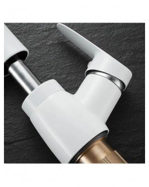 360° Rotate Mixer Tap Basin Faucet Deck Mount HotandCold Sink