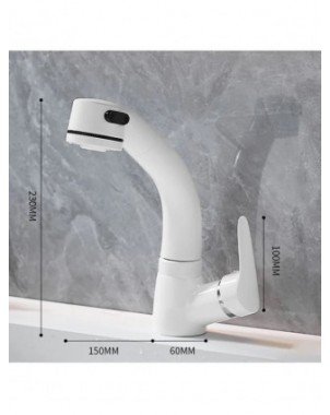360° Rotate Mixer Tap Basin Faucet Deck Mount HotandCold Sink