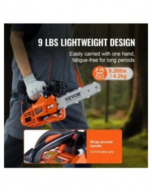 Gasoline Chainsaw Gas Powered Wood Cutting Engine Handheld