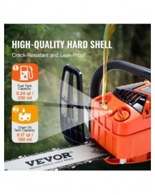 Gasoline Chainsaw Gas Powered Wood Cutting Engine Handheld