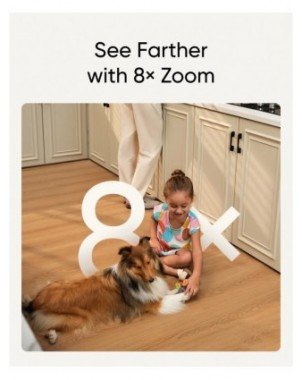 Security Indoor Cam S350 Dual Cameras 4K UHD Resolution