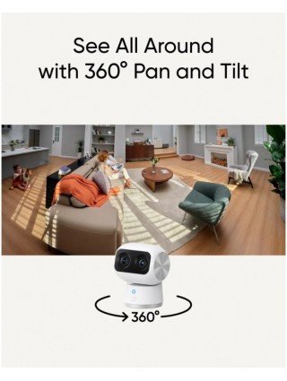 Security Indoor Cam S350 Dual Cameras 4K UHD Resolution