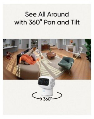 Security Indoor Cam S350 Dual Cameras 4K UHD Resolution