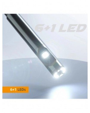 Endoscope Camera Dual Lens 8mm HD Borescope IP67 Waterproof