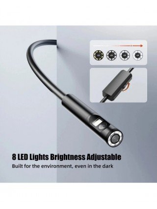 Endoscope Camera Dual Lens 8mm HD Borescope IP67 Waterproof