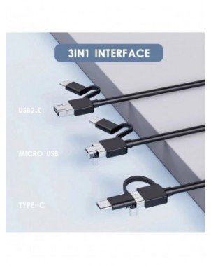Endoscope Camera Dual Lens 8mm HD Borescope IP67 Waterproof
