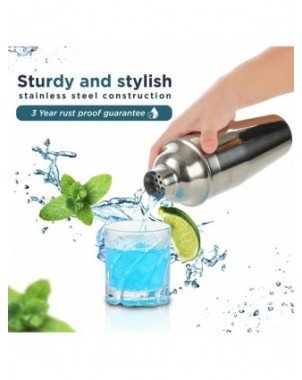 25 Pieces Mixology Bartender Kit with Cocktail Shaker &