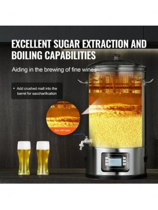 Electric Brewing System, 8 GALLON Brewing Stock Pot All-in-One