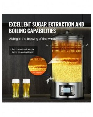 Electric Brewing System, 8 GALLON Brewing Stock Pot All-in-One