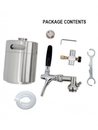 Brand New 2/4/5L Mini Keg Tap System Flow Control Faucet Single