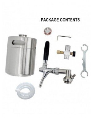 Brand New 2/4/5L Mini Keg Tap System Flow Control Faucet Single