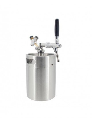 Brand New 2/4/5L Mini Keg Tap System Flow Control Faucet Single