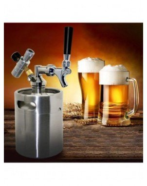 2L 3.6L Mini Beer Keg Stainless Steel Portable Beer Dispenser
