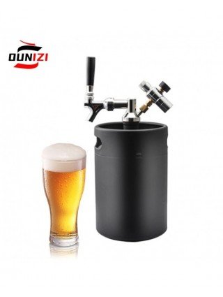 5L Mini Keg Pressurized Beer Keg System Stainless Steel Mini