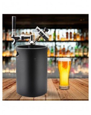 5L Mini Keg Pressurized Beer Keg System Stainless Steel Mini