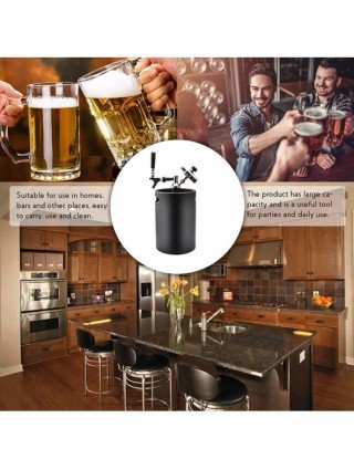 5L Mini Keg Pressurized Beer Keg System Stainless Steel Mini