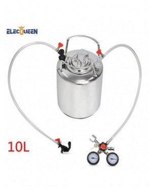 2.5 gallon 10L Cornelius style stainless steel Beer Keg &