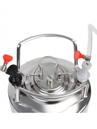 2.5 gallon 10L Cornelius style stainless steel Beer Keg &