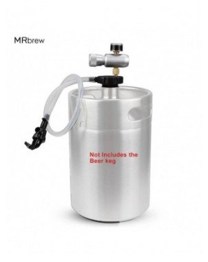 Portable Plastic Mini Keg Spear Mini Growler Tap Kit Beer/Wine
