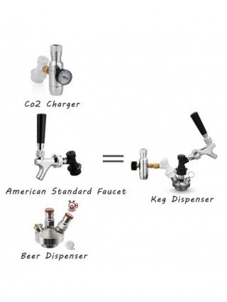 3.6l beer keg mini growler,Homebrew Gift Kit for Beer Party