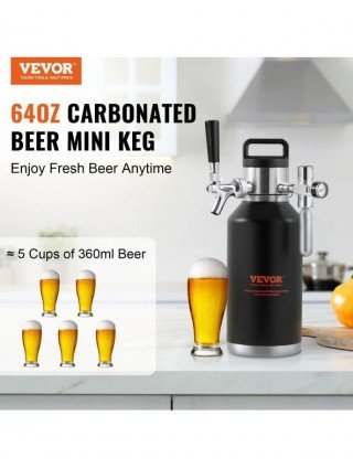 Beer Growler Tap System 304 Stainless Steel with Pressure