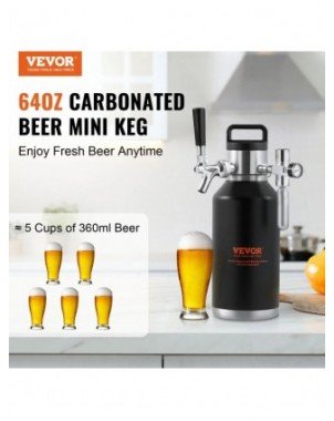 Beer Growler Tap System 304 Stainless Steel with Pressure