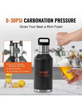 Beer Growler Tap System 304 Stainless Steel with Pressure