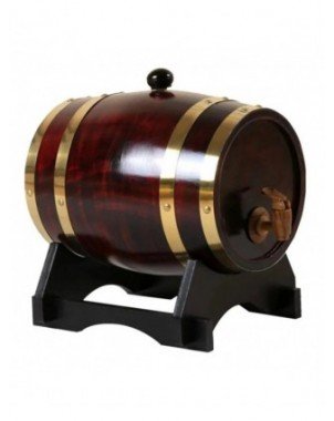 3L Wood Barrel Vintage Oak Beer Brewing Tools Tap Dispenser for