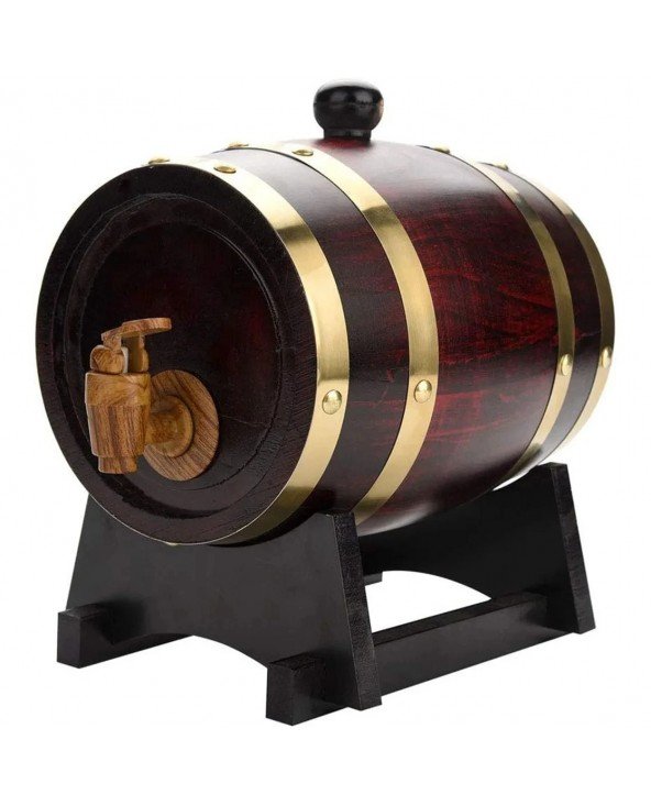 3L Wood Barrel Vintage Oak Beer Brewing Tools Tap Dispenser for 3L Wood Barrel Vintage Oak Beer Brewing Tools Tap Dispenser for