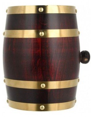 3L Wood Barrel Vintage Oak Beer Brewing Tools Tap Dispenser for