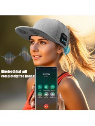 Bluetooth Sports Music Hat Headphone Dual Speaker Wireless