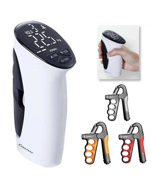 LED Digital Electronic Hand Grip Power Strength Trainer Tester