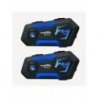 Fodsports 2pcs FX4 Pro Motorcycle Bluetooth Intercom Helmet
