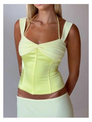 Sexy Spaghetti Strap Two Piece Sets Women Skirt Suit Backless