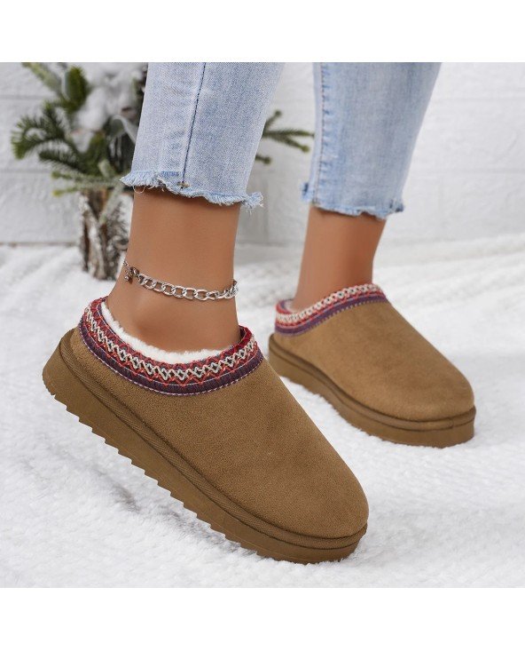 Snow Boots Women Winter New Cashmere Warm Thick Soles Without Snow Boots Women Winter New Cashmere Warm Thick Soles Without