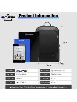 Men's Luggage & Bags-Crossbody Bags-BOPAI Men/Women Backpack
