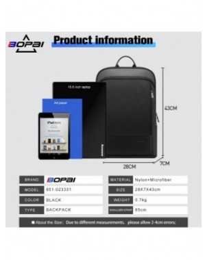 Men's Luggage & Bags-Crossbody Bags-BOPAI Men/Women Backpack