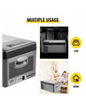 15L Small Fridge Portable Car Freezer 12V/24V Mini Refrigerator