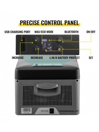 15L Small Fridge Portable Car Freezer 12V/24V Mini Refrigerator
